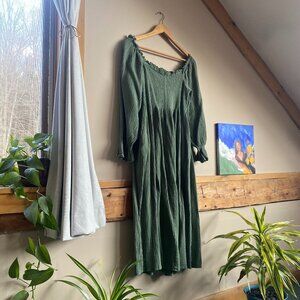 eShakti 100% cotton gauze dress with pockets - size 8